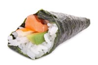 Temaki Sushi (temaki-zushi AKA hand sushi cones)