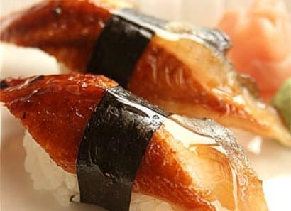 Unagi sishi and anago sushi