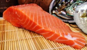 Omega 3 fatty acids in sushi